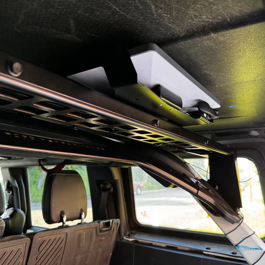 Ford Bronco Starlink Mini mount kit installed