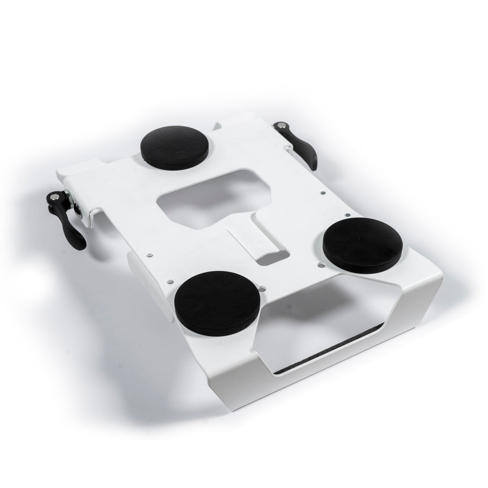Scratch-safe rubber-coated mounting magnet with M6 threaded stem for Starlink Mini mount