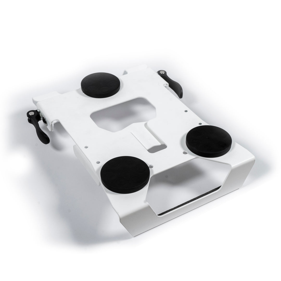 Scratch-safe rubber-coated mounting magnet with M6 threaded stem for Starlink Mini mount