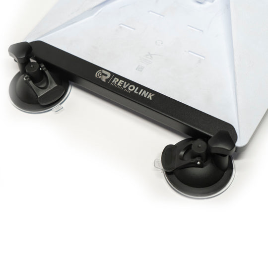 Revolink Starlink Mini suction cup mount, close-up of the suction cups