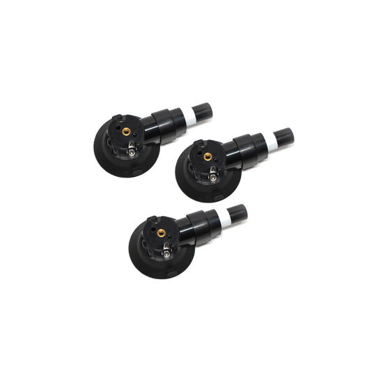 Three hand-pump vacuum suction cups for the Starlink Mini Quick Release Mount